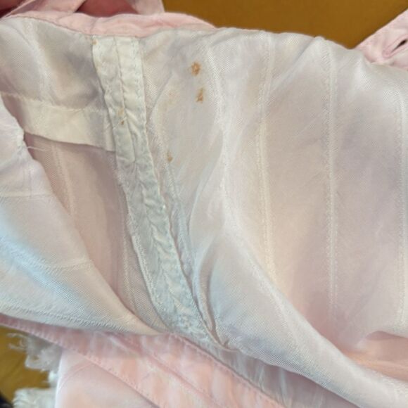 Rodebjer Pink White Duel Tank Top Raw Hem Small - Picture 7 of 7